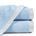 Ręcznik z delikatną bordiurą - 50 x 90 cm - niebieski 1