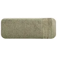 Ręcznik DAMLA z welurową bordiurą - 30 x 50 cm - brązowy 3