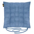 ADORE dwustronna welurowa poduszka siedziskowa na krzesło z szesnastoma pikowaniami, gramatura 195 g/m2 - 40 x 40 x 6 cm - niebieski 2