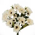 ANEMONY bukiet, kwiat sztuczny dekoracyjny - ∅ 4 x 31 cm - kremowy 1