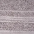 Ręcznik z bordiurą z błyszczącą nitką - 70 x 140 cm - liliowy 2