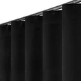 Zasłona DORA z gładkiej i miękkiej w dotyku tkaniny o welurowej strukturze - 50 x 260 cm - czarny 7