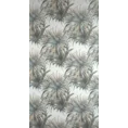 Zasłona półprzezroczysta z lekkiej matowej etaminy z nadrukiem liści - 140 x 250 cm - biały 6