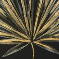 Obraz TREE 3 ręcznie malowany na płótnie złoty liść palmowy - 80 x 80 cm - złoty 2