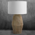 Lampa stołowa FRIDA na ażurowej podstawie w stylu boho - ∅ 40 x 69 cm - biały 1