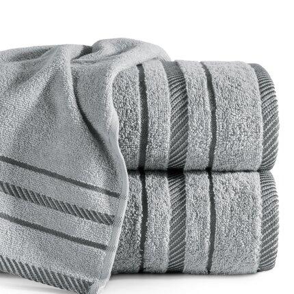 Фото - Рушник Ręcznik bawełniany KORAL z bordiurą podkreśloną żakardowymi paseczkami 50