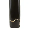 Lampka stołowa EBRU na ceramicznej podstawie w formie walca z abażurem z matowej tkaniny - 16 x 9 x 65 cm - czarny 4