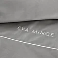 EVA MINGE Komplet pościeli EVA 10 C z najwyższej jakości makosatyny bawełnianej z nadrukiem logo EVA MINGE i haftowanym ozdobnym paseczkiem - 220 x 200 cm - szary 5