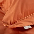 TERRA COLLECTION Komplet pościeli MOROCCO 2 z bawełny z ozdobną kantą i lamówką na poduszkach - 160 x 200 cm - ciemnopomarańczowy 13
