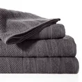 DESIGN 91 Ręcznik POP klasyczny jednokolorowy - 50 x 90 cm - stalowy 6