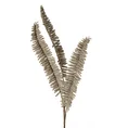 PAPROĆ - gałązka sztuczny kwiat dekoracyjny - 81 cm - szarobeżowy 1