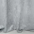 Zasłona ANISA z miękkiej szenilowej tkaniny jednokolorowa - 140 x 250 cm - szary 3