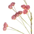 RÓŻYCZKI gałązka, kwiat sztuczny dekoracyjny z pianki foamiran - dł. 92 cm dł. z kwiatami 51 cm śr. kwiat 3 cm - ciemnoróżowy 2