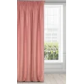 Zasłona ADELAIDE z miękkiej tkaniny o zamszowym chwycie i drobnym strukturalnym wzorze - 140 x 270 cm - różowy 2