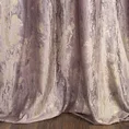 Zasłona  KORNELIA z miękkiej welwetowej tkaniny zdobiona szampańskim nadrukiem przypominającym marmur - 140 x 270 cm - różowy 3