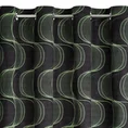 Zasłona POLA z welwetu z symetrycznym falującym wzorem - 140 x 250 cm - zielony 4