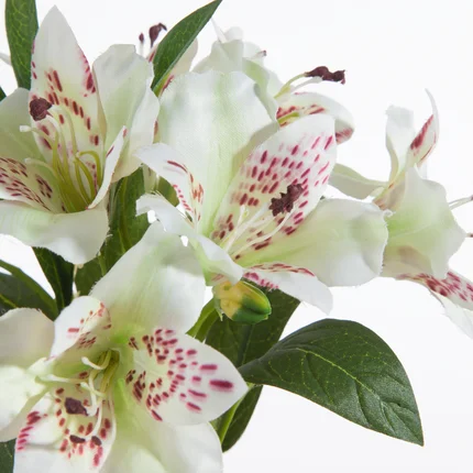 RODODENDRON sztuczny kwiat dekoracyjny o płatkach z jedwabistej tkaniny RODODENDRON sztuczny kwiat dekoracyjny o płatkach z jedwabistej tkaniny - 48 cm