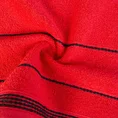 Ręcznik z bordiurą w formie sznurka - 50 x 90 cm - czerwony 5