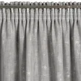 Zasłona gotowa INES z dodatkiem lnu w stylu eko - 140 x 270 cm - srebrny 10