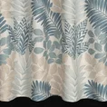 Zasłona LENNY o strukturze naturalnej tkaniny z nadrukiem botanicznym - 140 x 250 cm - naturalny 3