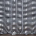 Dekoracja okienna z tkaniny o strukturze delikatnej, subtelnie lśniącej siatki - 140 x 250 cm - stalowy 3