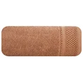 Ręcznik CARLO  z bordiurą z ażurowym wzorem - 70 x 140 cm - ceglasty 3