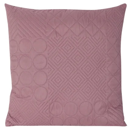 DESIGN 91 Poszewka BONI z patchworkowym motywem wytłaczanym techniką hot press DESIGN 91 Poszewka BONI z patchworkowym motywem wytłaczanym techniką hot press - 40 x 40 cm