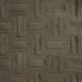 EUROFIRANY PREMIUM narzuta  z  welwetu pikowana w geometryczny wzór metodą tradycyjnego szycia - 170 x 210 cm - ciemnobeżowy 5