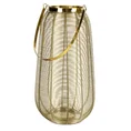 Lampion dekoracyjny MELA złoty z metalu - ∅ 22 x 43 cm - złoty 2