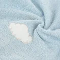 Ręcznik BABY dla dzieci z naszywaną aplikacją z chmurką - 30 x 50 cm - niebieski 5