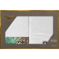 EWA MINGE Komplet ręczników COLLIN w eleganckim opakowaniu, idealne na prezent! - 2 szt. 70 x 140 cm - biały 4