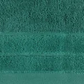 Ręcznik DAMLA z welurową bordiurą - 50 x 90 cm - butelkowy zielony 2