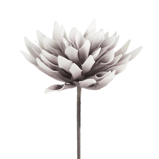 Kwiat sztuczny dekoracyjny z plastycznej pianki foamirian - ∅ 26 x 65 cm - ciemnofioletowy