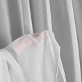 Tkanina firanowa lekki woal w stylu eko o niestandardowej wysokości 360 cm zakończona obciążnikiem - 360 cm - biały 2