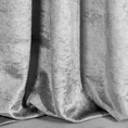Zasłona LEONNE z lśniącego welwetu - 140 x 270 cm - szary 3