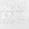 Ręcznik DAMLA z welurową bordiurą - 50 x 90 cm - biały 2