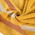 EUROFIRANY CLASSIC Ręcznik bawełniany GRACJA z ozdobną bordiurą w pasy - 30 x 50 cm - ceglasty 5