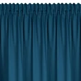 TERRA COLLECTION Zasłona MOROCCO z  tkaniny płóciennym splocie - 140 x 250 cm - ciemnoniebieski 4