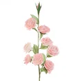 RÓŻA gałązka, kwiat sztuczny dekoracyjny z pianki foamiran - ∅ 7 x 97 cm - różowy 1
