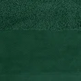 EVA MINGE Ręcznik JULITA gładki z miękką szenilową bordiurą - 50 x 90 cm - butelkowy zielony 2