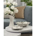 Wazon ceramiczny SIENA w kształcie bukietu kwiatów - 19 x 12 x 36 cm - biały 4