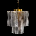 Lampa DALIA z prostokątnymi szklanymi zawieszkami - ∅ 32 x 40 cm - złoty 9