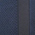 EUROFIRANY PREMIUM Ręcznik MILAN z puszystej bawełny frotte o ryżowej strukturze z błyszczącą bordiurą - 50 x 90 cm - granatowy 2