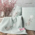 Ręcznik BABY z haftowaną aplikacją z szopem - 50 x 90 cm - niebieski 6