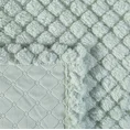 Puszysta i ciepła narzuta o strukturze futra niezwykle miła w dotyku - 200 x 220 cm - miętowy 3