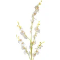 STORCZYK MOTYLNIK gałązka, kwiat sztuczny dekoracyjny - ∅ 4 x 95 cm - biały 1