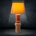 Dwukolorowa lampa ELDA z podstawą z glinki ceramicznej - ∅ 35 x 75 cm - ceglasty 3