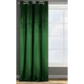 DESIGN 91 Zasłona TAYLOR z miękkiej tkaniny welwetowej - 140 x 250 cm - zielony 2