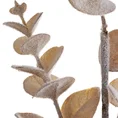 Zimowa gałązka z mrożonymi listeczkami - 83 cm - oliwkowy 2