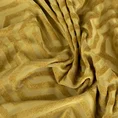 PIERRE CARDIN zasłona INGA z matowego welwetu z żakardowym geometrycznym wzorem - 140 x 250 cm - złoty 10